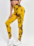 Legging Esportiva De Yoga Tie Dye